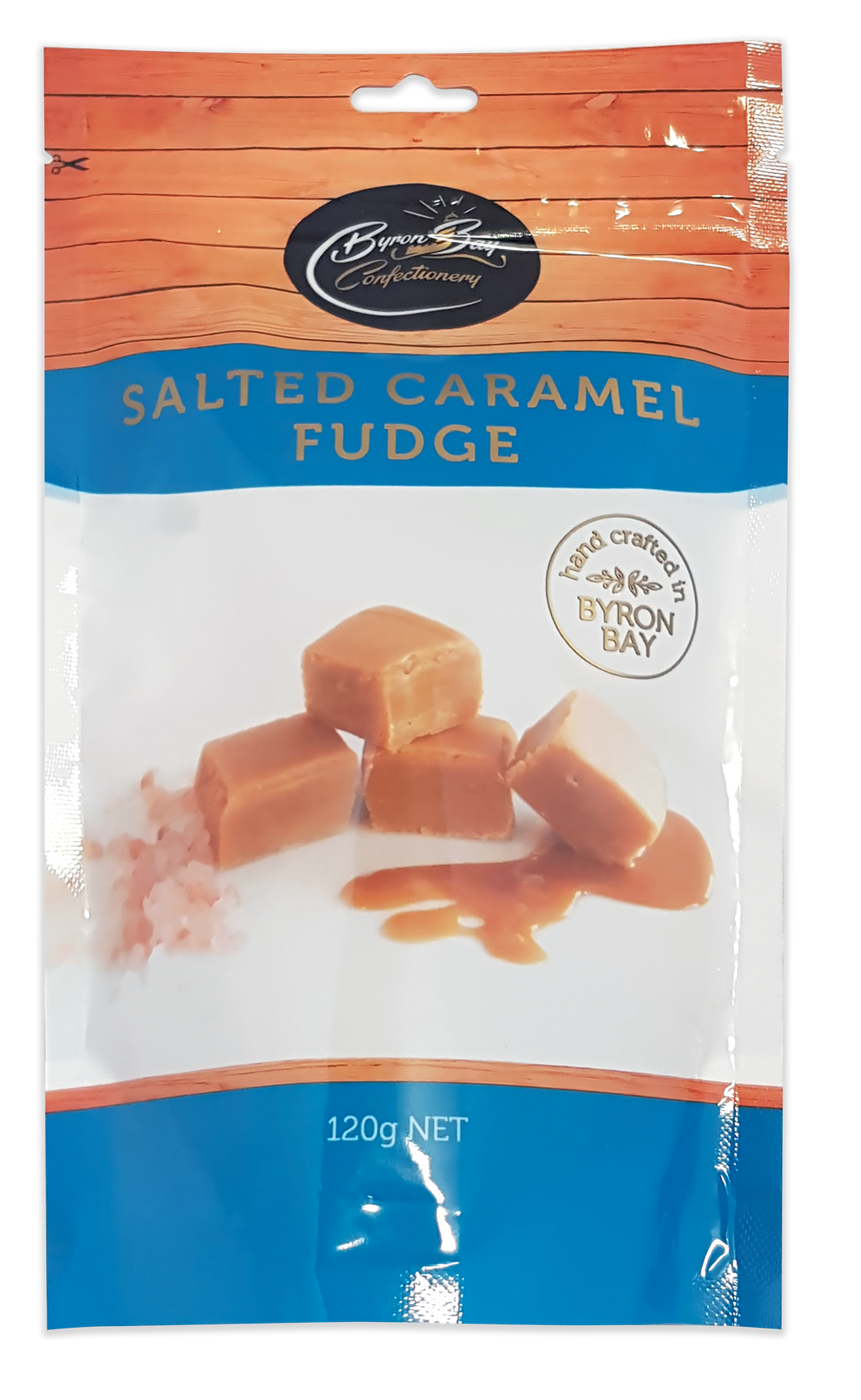 Byron Bay Confectionery Salted Caramel Fudge 120g